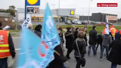 Guingamp. Débrayage chez Lidl