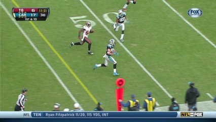 QB Newton to TE Olsen, 28-yd, pass