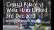 Watch Live Streaming Football Crystal Palace vs West Ham Uni