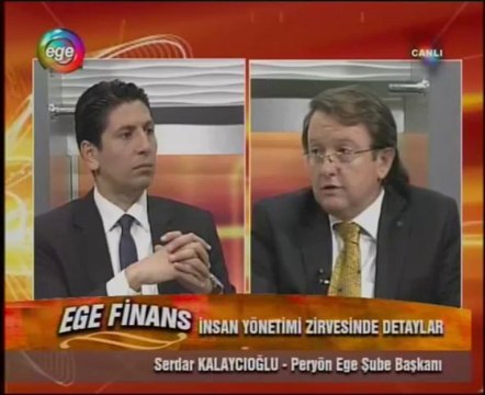 PERYONEGE 25.11.2013 TARİHİNDE EGE TV EGE FİNANS PROGRAMINDA