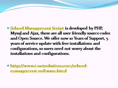 School Management Software, School Management System, School Management Script