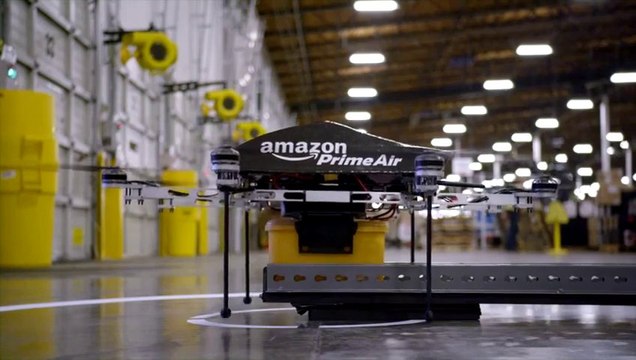 Amazon Prime Air Delivers Packages With Drones Commercial
