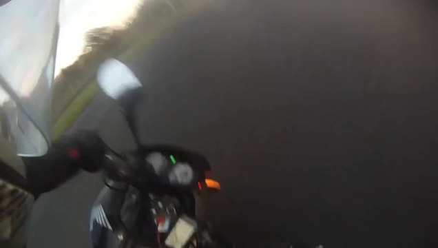 Motorcyclist Swarmed By Concerned Drivers After Wiping Out On Roundabout