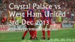 Live Football Stream Crystal Palace vs West Ham Uni 3 Dec