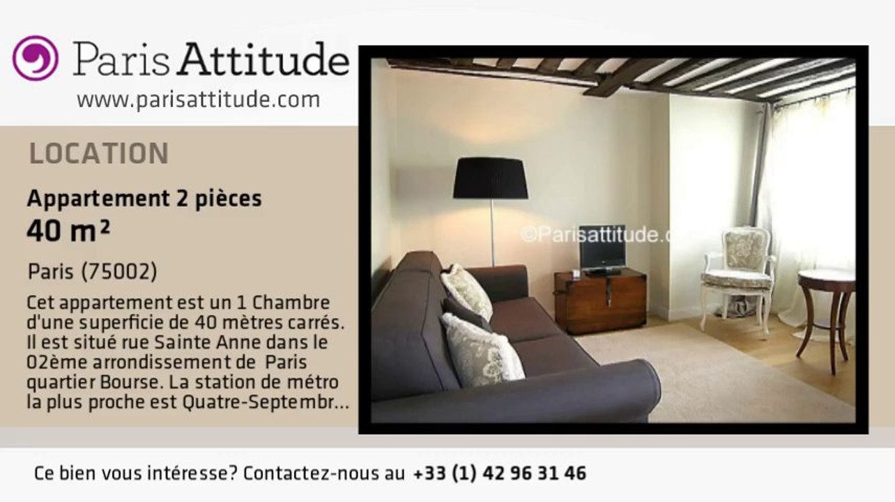 Appartement 1 Chambre à louer - Opéra, Paris - Ref. 2595
