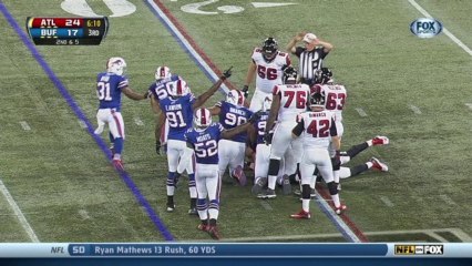 Bills defense, fumble recovery