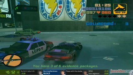 Speed Game - Grand Theft Auto III - Fini en 1h19