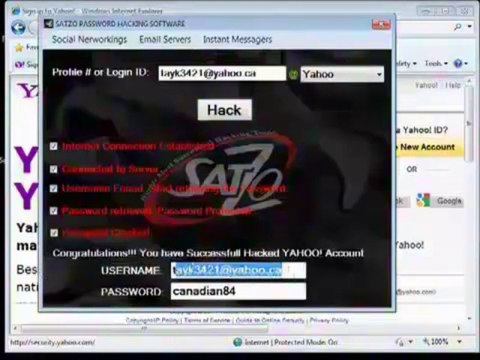 Genuine Yahoo Passwords Hacking Software 2013 100% FREE & WORKING -203