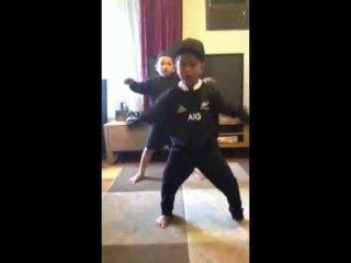 Six-Year-Old Boys Perform the All Black Haka
