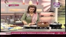Zauq Zindagi with Sara Riaz and Dr. Khurram Musheer, Date Swirl Biscuits & Aloo Gosht, 2-12-13