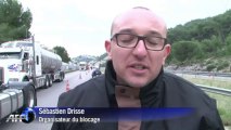 Ecotaxe: barrage routier dans les Bouches-du-Rhône