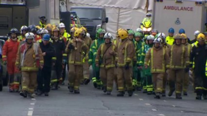 Respects paid to Glasgow helicopter crash victims