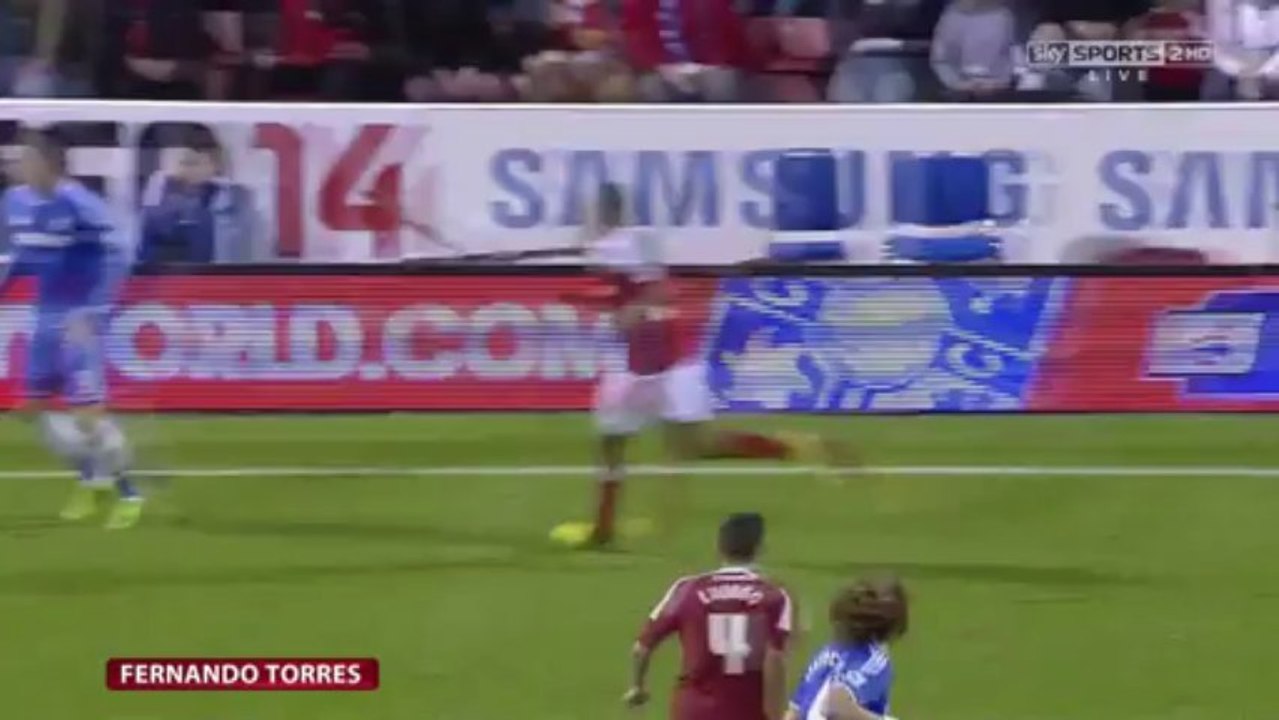 Fernando Torres vs Swindon Town Away HD 1080i 13-14