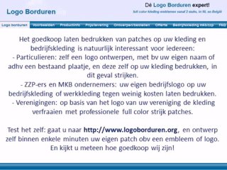 Patch op kleding bedrukken
