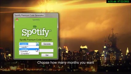 Spotify Premium Code Generator 100% Working 2013