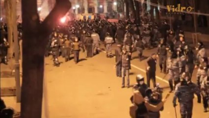 Shocking video emerges of police brutality in Ukraine
