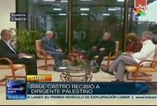Recibe pdte. Raúl Castro a líder palestino en La Habana