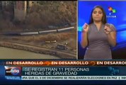 EE.UU.: accidente ferroviario deja cuatro muertos y 63 heridos en NY