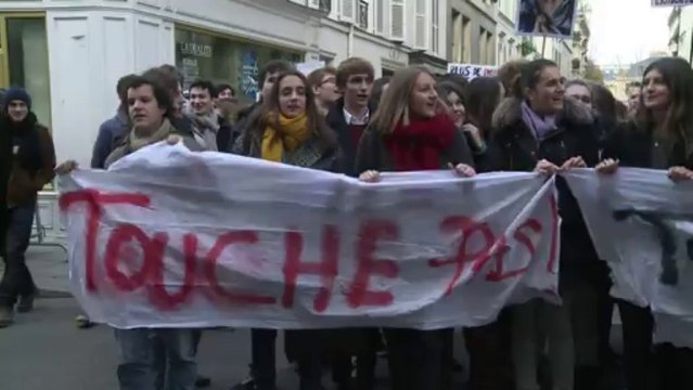 Mobilisation des classes prépas contre la réforme Peillon