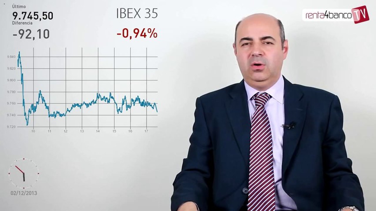 02.12.13 · Ibex 35 lastrado por el sector eléctrico - Visión de los gestores en el cierre de las bolsas