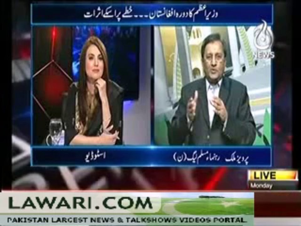 Aaj with Reham Khan (Wazir e Azam Ka Dohra e Aghanistan!!) – 2nd December 2013