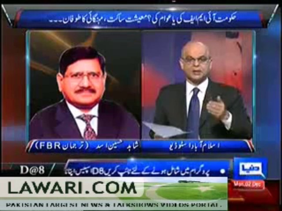 Dunya @8 with Malick (Hukumaat IMF Ki Yah Awam Ki--) – 2nd December 2013