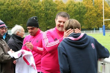 Un public ravi de retrouver les joueurs à l'entrainement