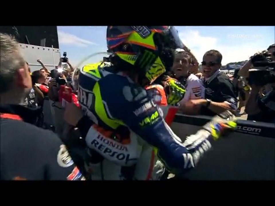 Advent Calendar Day 2 - Marquez Overtakes Rossi on Corkscrew!