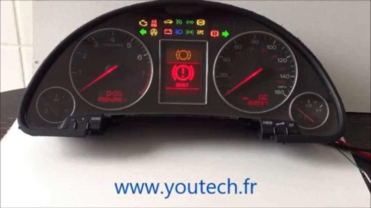 BANC Test compteur AUDI A4 S4 RB4 RB8 B6 B7 AVEC L’INTERFACE VAG COM