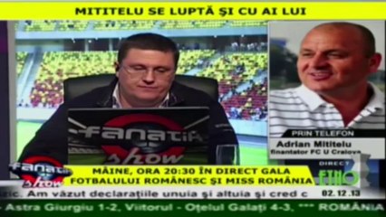Adrian Mititelu la FANATIK Show (02.12.2013)