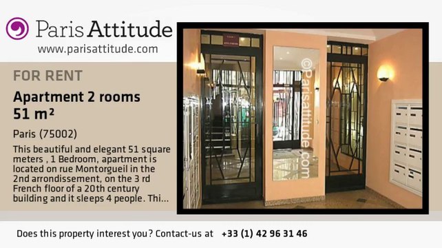 1 Bedroom Apartment for rent - Montorgueil, Paris - Ref. 4496