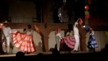 DANSES DE LA GUELAGUETZA  A  OAXACA  (MEXIQUE)  LE 17  NOVEMBRE