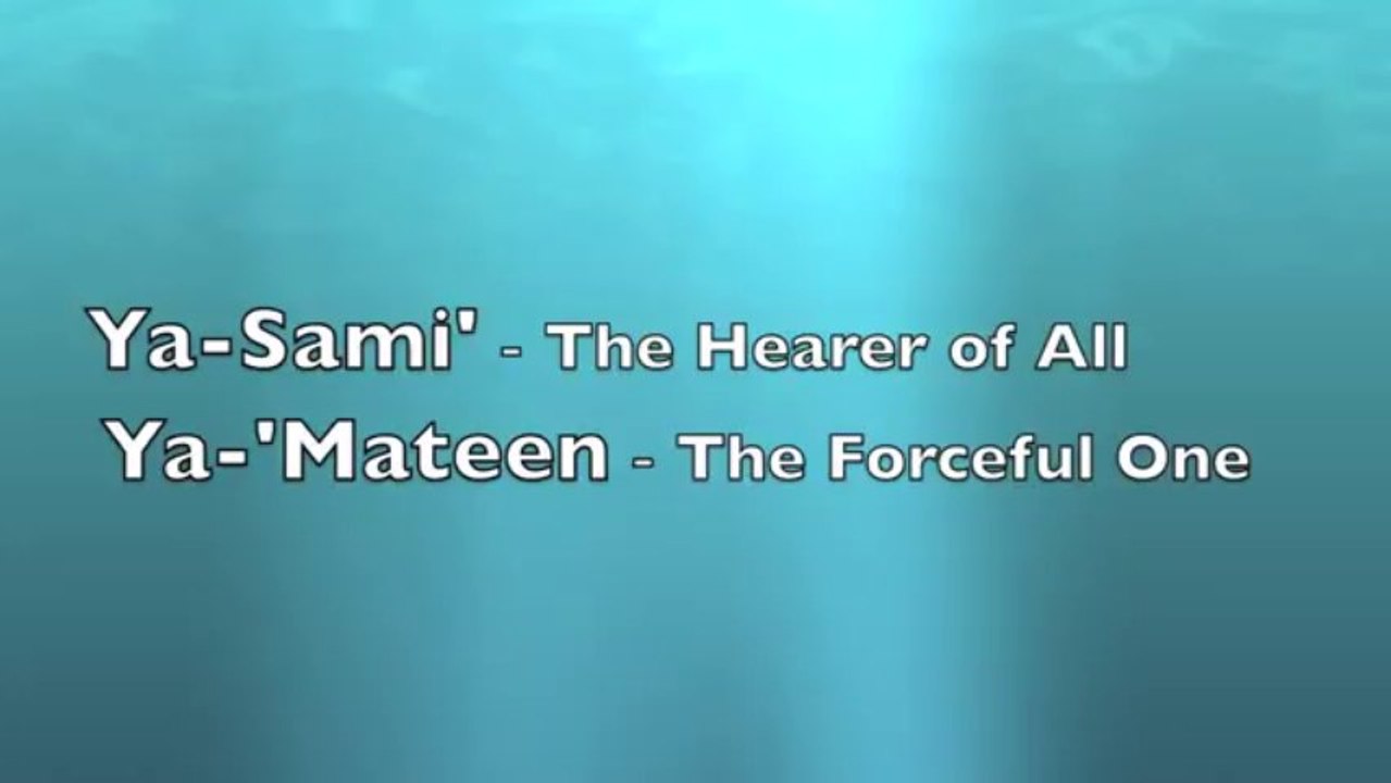 zikr of 99 names of ALLAH swt