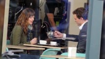Dakota Johnson et Jamie Dornan commencent le tournage de Cinquante Nuances de Grey