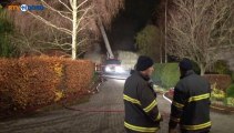 Brand verwoest loods en trekkers in Borgercompagnie - RTV Noord