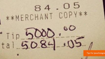 Mystery Restaurant Patron Is Leaving Thousands of Dollars in Tips