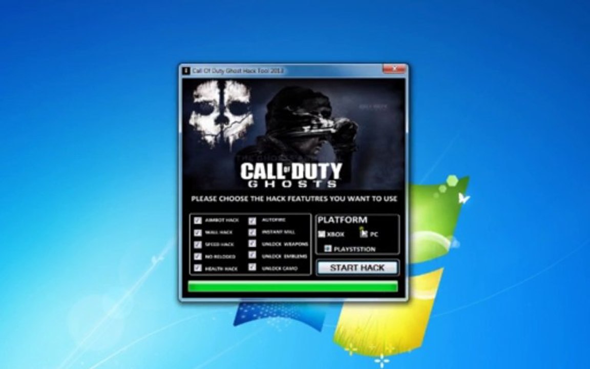Call Of Duty Ghost Hacks Free Unlock All PS3 XBOX360 PC Hack