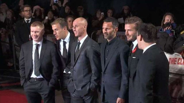 David Beckham Attends Movie Premiere