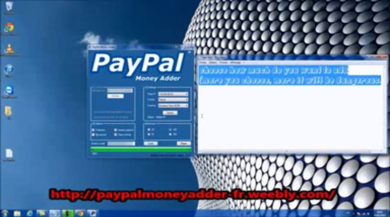 Comment avoir de l'argent PayPal gratuit - Générateur d'argent PayPal (Décembre 2013) [FREE Download]