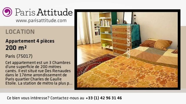 Appartement 3 Chambres à louer - Parc Monceau, Paris - Ref. 2536