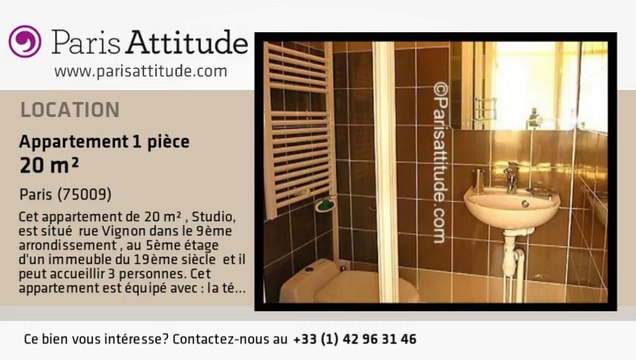 Appartement Studio à louer - Madeleine, Paris - Ref. 1319