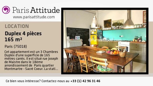 Duplex 3 Chambres à louer - Montmartre, Paris - Ref. 3242