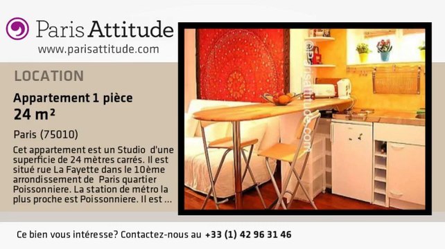 Appartement Studio à louer - Gare de l'Est/Gare du Nord, Paris - Ref. 1817