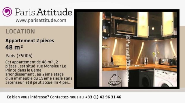 Appartement 1 Chambre à louer - St Germain, Paris - Ref. 3741