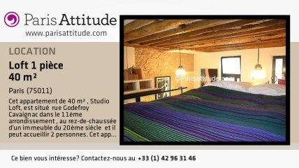 Loft Studio à louer - Voltaire, Paris - Ref. 7259
