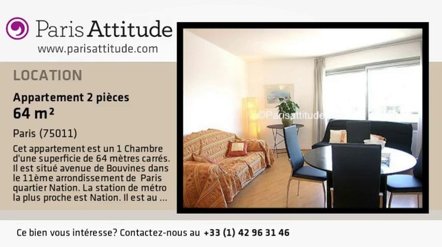 Appartement 1 Chambre à louer - Nation, Paris - Ref. 3468