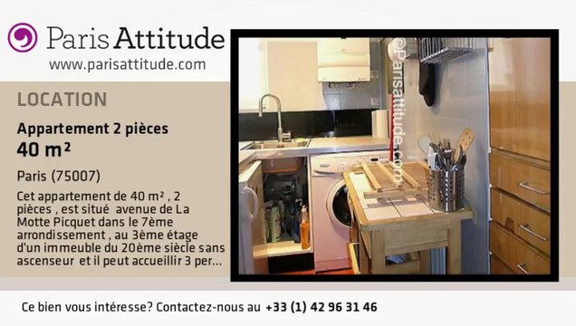 Appartement 1 Chambre à louer - Tour Eiffel, Paris - Ref. 5212