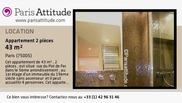 Appartement 1 Chambre à louer - Place Monge, Paris - Ref. 6693