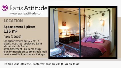 Appartement 4 Chambres à louer - Panthéon/Sorbonne, Paris - Ref. 8741