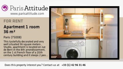 Studio Apartment for rent - Champs Elysées, Paris - Ref. 5871